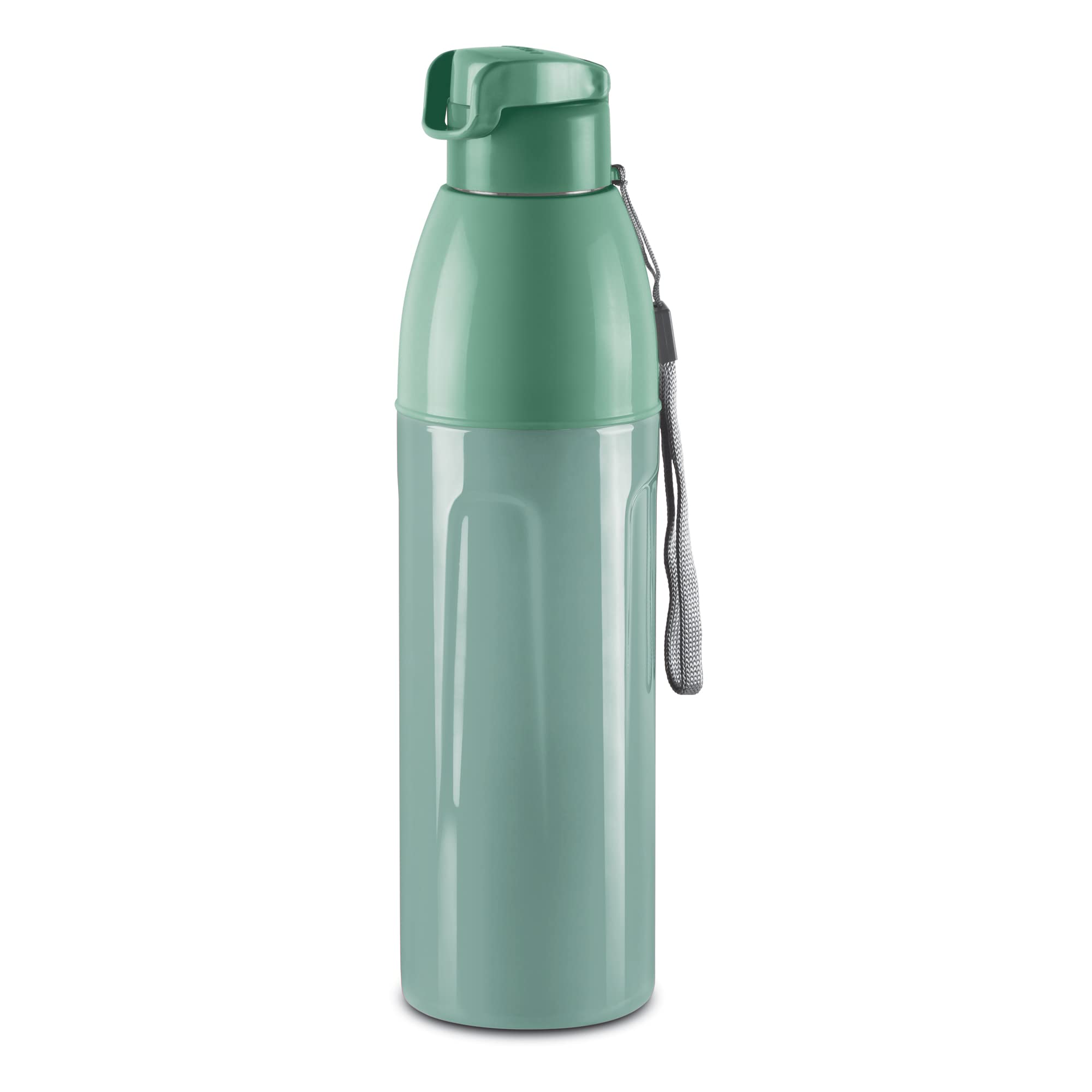 MILTON Kool Convex 900 Insulated Pet Water Bottle 700ml - Leak Proof, Light Green | Portable for School, Office, Gym | Perfect for Hiking, Trekking & Travel | BPA Free Stainless Steel Dog Water Bottle for Outdoor Activities