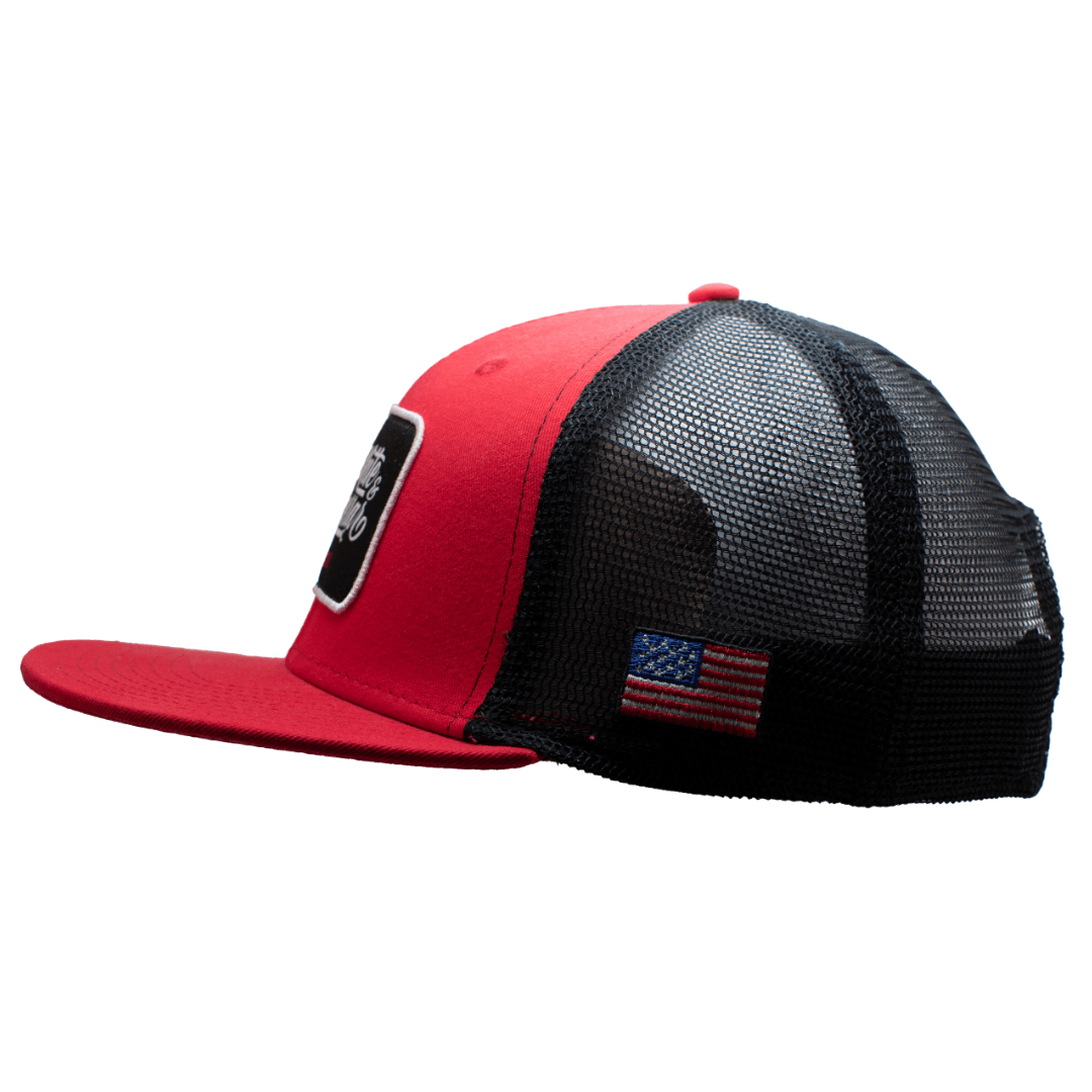RWBC Snapback Hat - Red & Black Adjustable Baseball Cap for Men & Women - Perfect for Sports, Casual Wear & Outdoor Activities