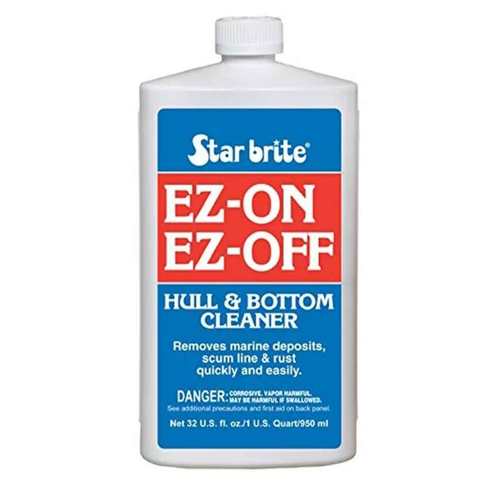 Star Brite 32oz EZ On EZ Off Boat Bottom Cleaner - Fast Acting Marine Hull Cleaner for Boats, Yachts & Watercraft - Removes Algae, Barnacles & Stains - Perfect for Saltwater & Freshwater Use