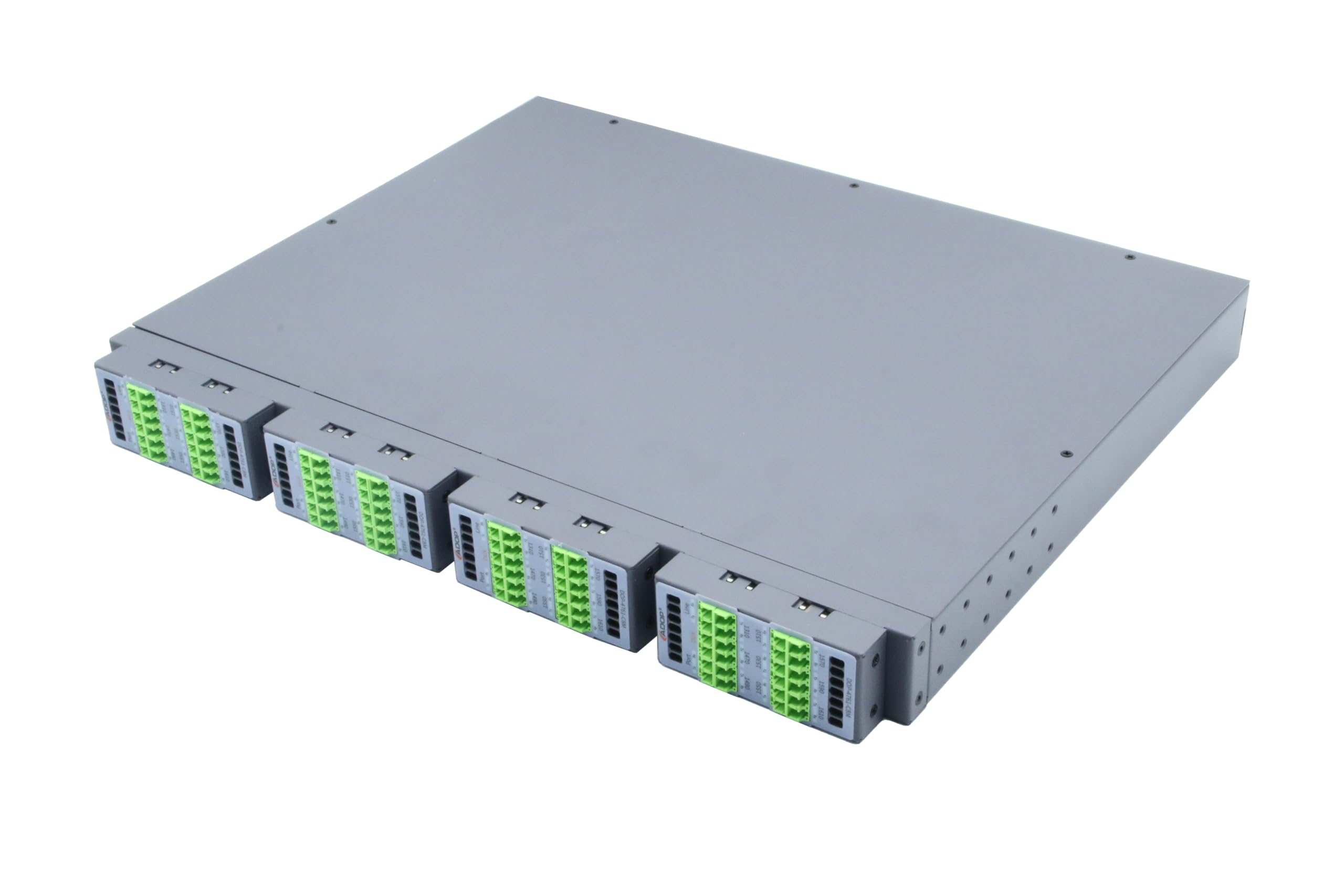 8-Channel 1470-1610nm CWDM Mux Demux Module with Monitor Port, LC/UPC Dual Fiber, Low Insertion Loss - Ideal for Data Center, Telecom Networks & Fiber Optic Expansion