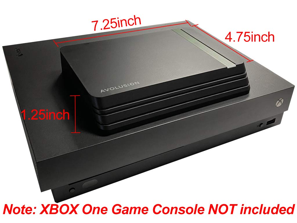 Avolusion HDDGear Pro X 6TB USB 3.0 External Gaming Hard Drive for Xbox One X/S/Original - Preformatted & Renewed - Perfect for Game Storage & Backup