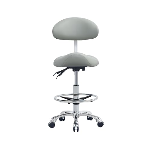 Grey With Backrest and Footring