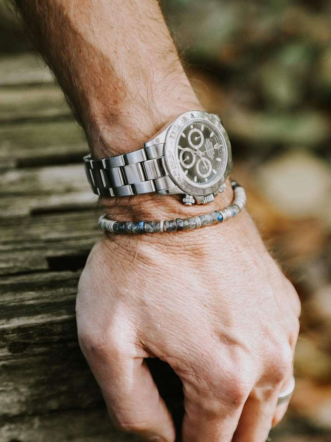 Hill Tribe Silver Earth Energy Bracelet - Handmade Adjustable Spiritual Jewelry for Women & Men - Perfect for Yoga, Meditation & Positive Energy (Boho Chic Style)