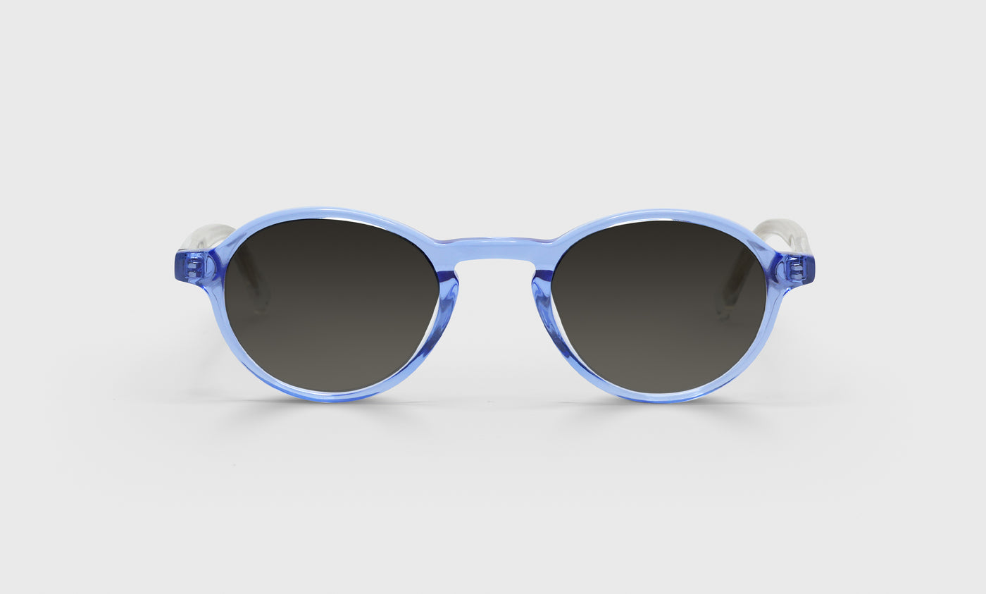 Board Stiff Narrow Color 15 Light Blue Crystal Front with Crystal Temples - Stylish Eyeglasses for Women & Men, Perfect for Reading, Work, and Fashion Accessories