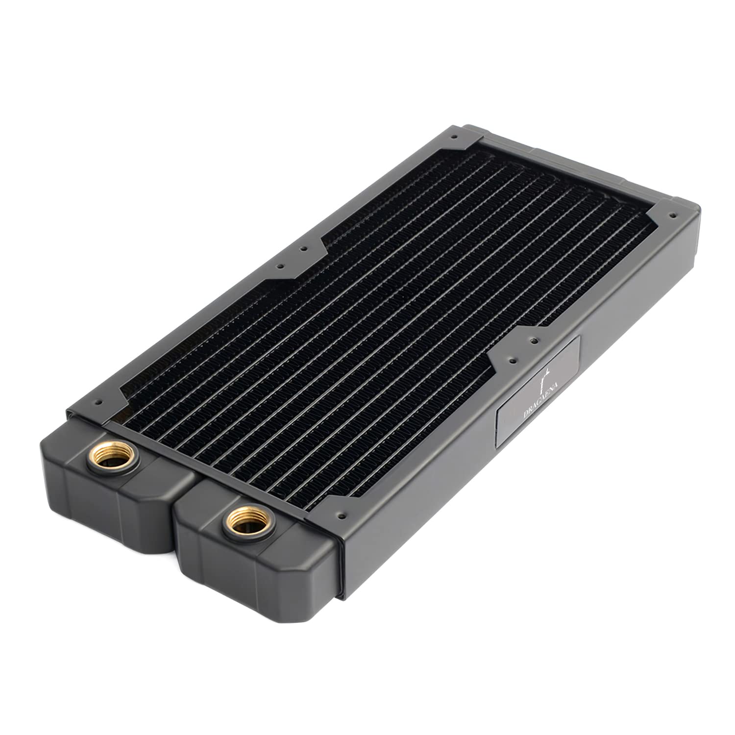 Dracaena 240mm CPU Liquid Cooler - 28mm Thick Aluminum Radiator with 14 Copper Tubes, Dual G1/4 Threads for High Performance PC Water Cooling System | Perfect for Gaming Rigs & Overclocking PCs