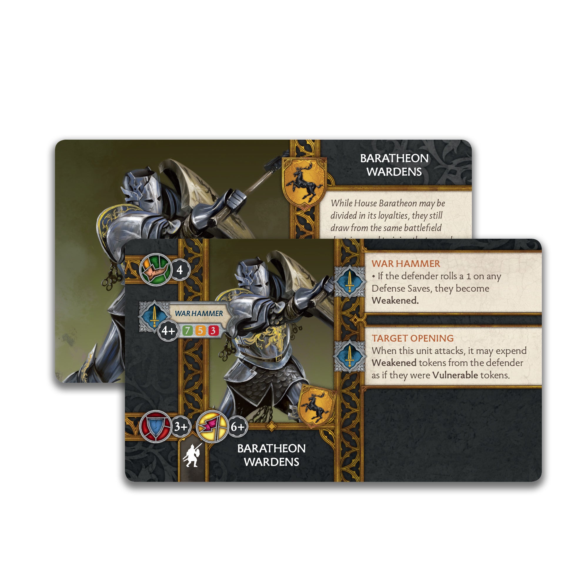 Game of Thrones Baratheon Wardens Collectible Figurine - Perfect for Display, Gifts & Fantasy Decor
