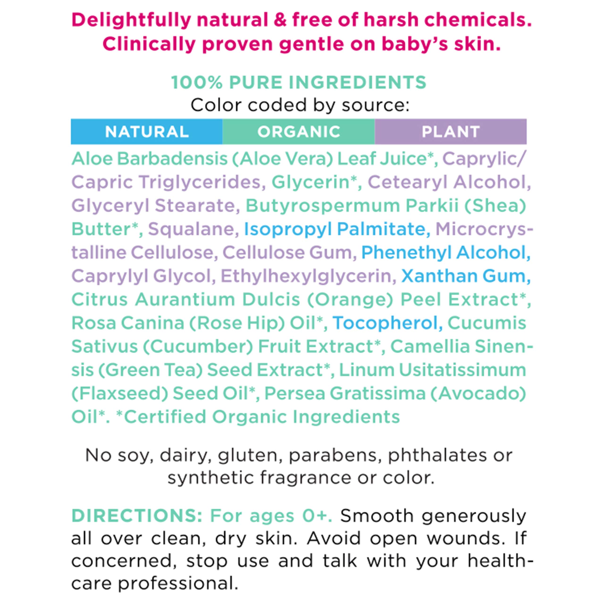 Silky Cream - Natural Moisturizing Lotion with Rosehip & Avocado Oil for Dry Skin | Safe for Newborns Baby Care | Face & Body Hydration (4 Fl Oz) | Perfect for Daily Skincare & Sensitive Skin Relief