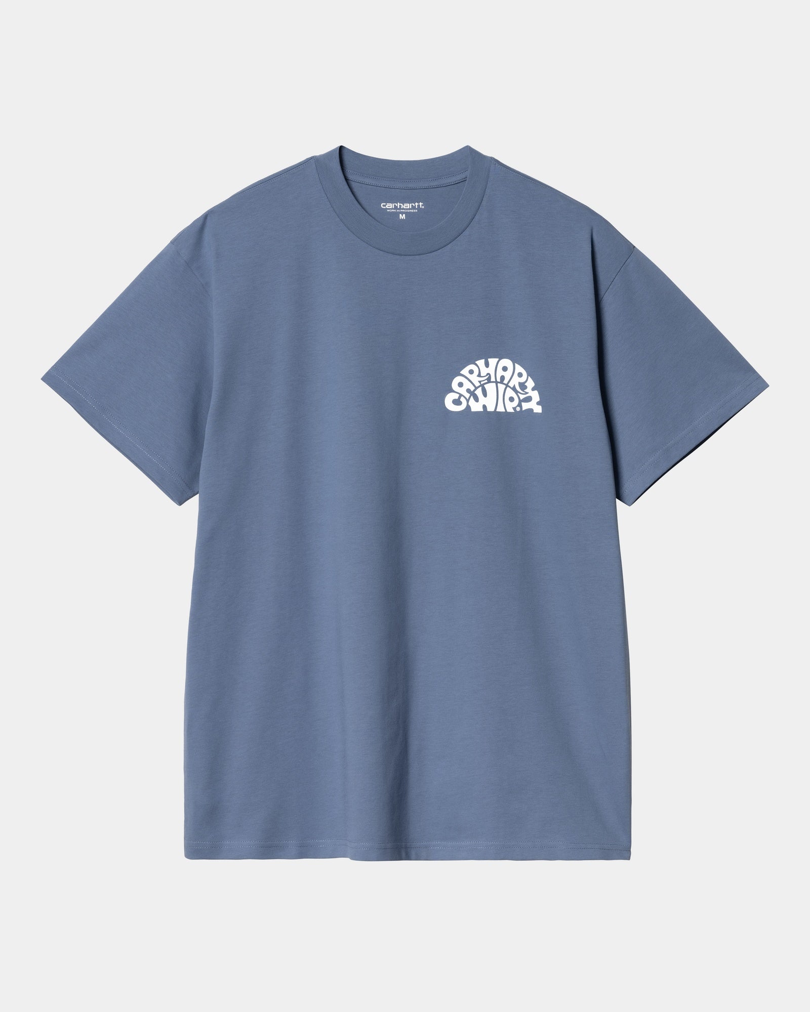 Jazzy T-Shirt for Women - Blue Iris & White Cotton Tee | Casual Wear, Street Style, Everyday Outfit