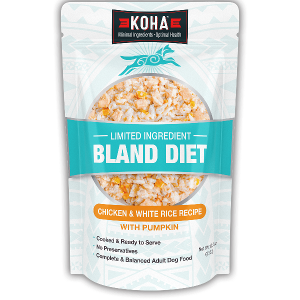 KOHA Limited Ingredient Dog Food - Grain Free Chicken & White Rice Recipe for Sensitive Stomachs | Bland Diet for Dogs with Allergies & Digestive Issues | Perfect for Recovery, Transition & Everyday Meals