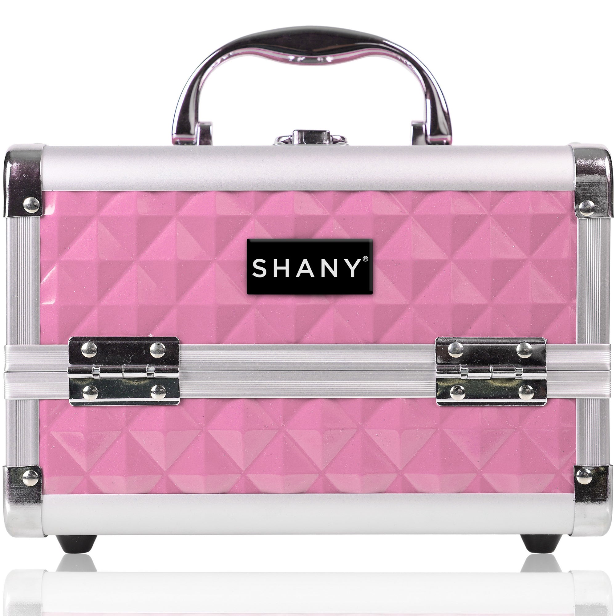 Professional Makeup Train Case with Mirror - Portable Cosmetic Organizer for Makeup Artists & Travel - Perfect for Salon, Home, and On-the-Go Beauty Needs