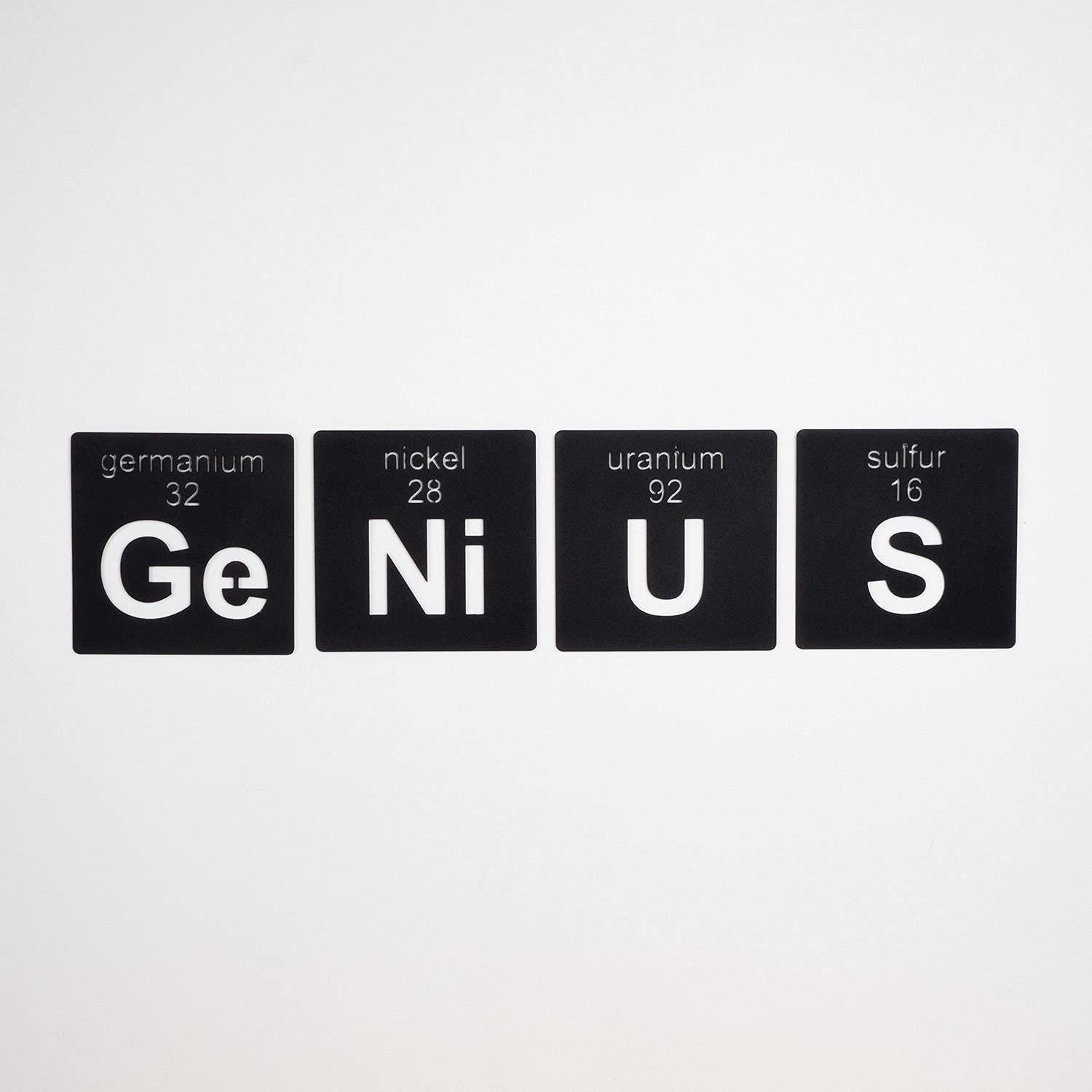 Genius Metal Wall Art Decor for Living Room & Bedroom
