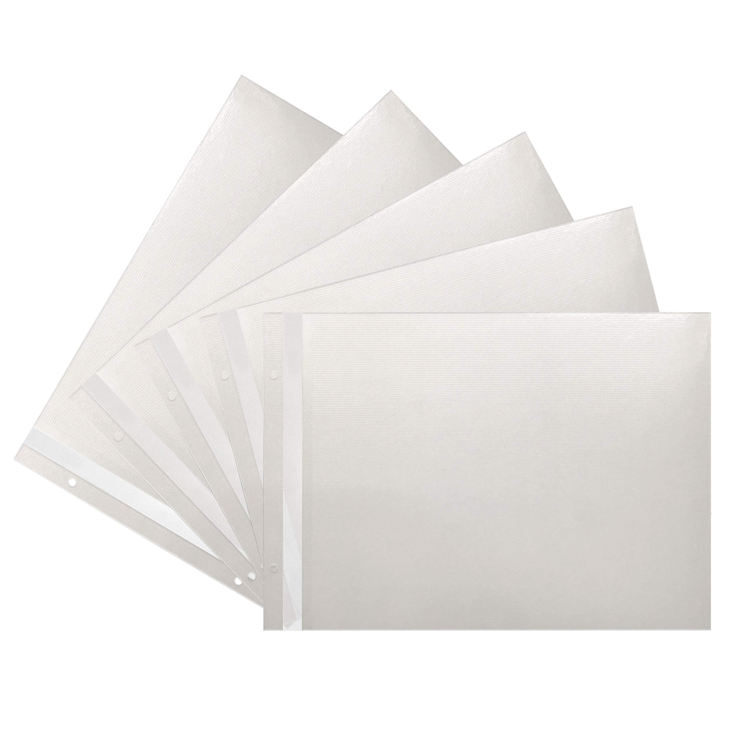 Pioneer Jumbo Magnetic Page X Pando Album Refill - 5 Extra Large Sheets (10 Pages) for Scrapbooking, Photo Albums & Memory Keeping