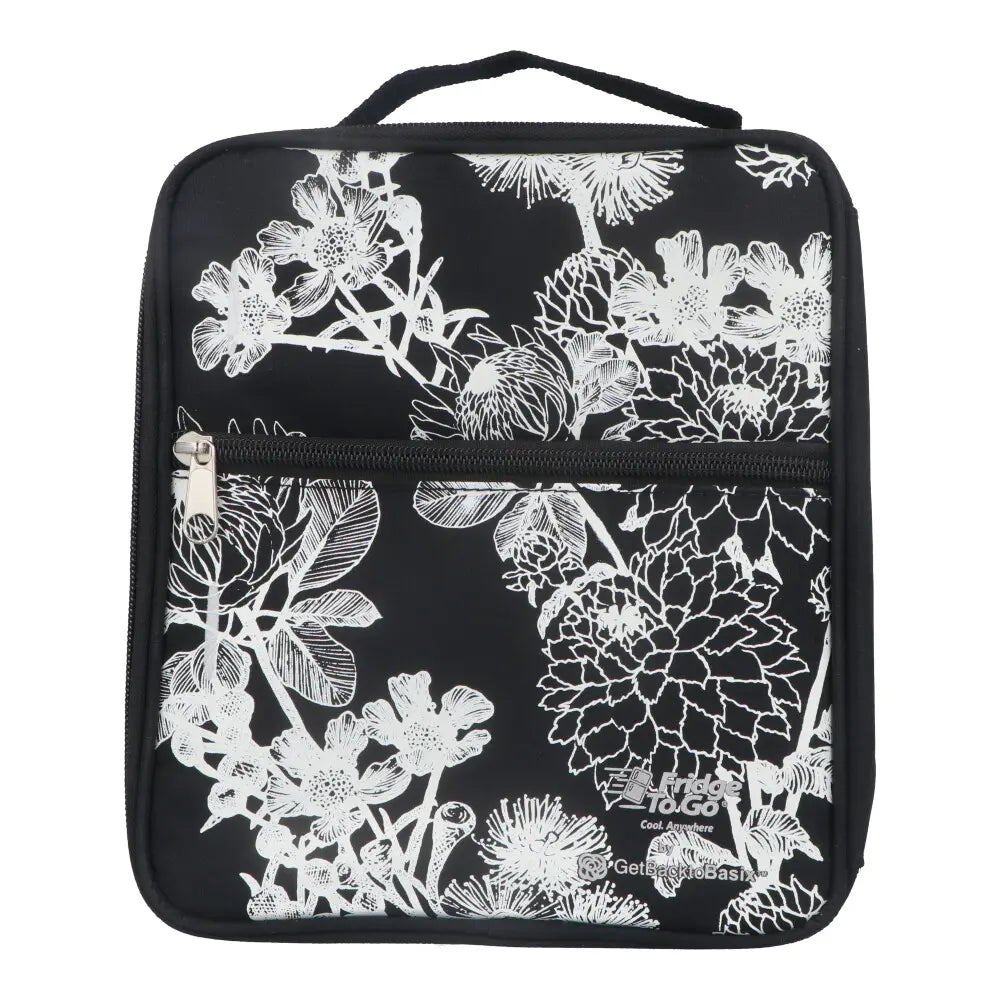 Fridge To Go Insulated Lunch Box Medium - Leakproof & Reusable Food Container for Work, School & Picnics - Floral Design