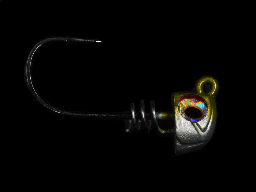NLBN 3'' Jig Heads for Bass Fishing - Premium Fishing Lures for Freshwater & Saltwater Anglers