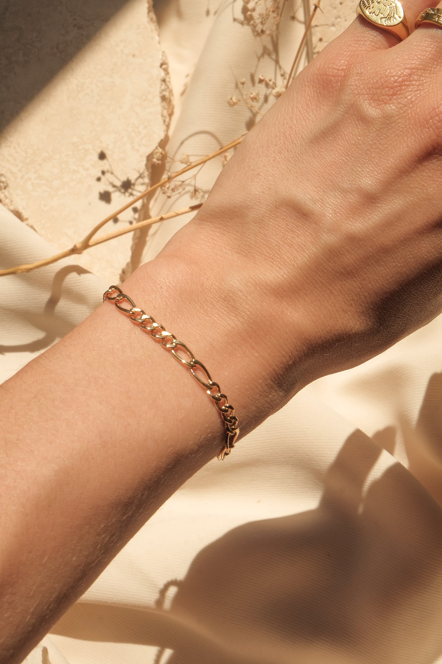 Verona Bracelet for Women - Elegant Gold & Silver Beaded Chain Bracelet | Perfect for Casual Wear, Office & Special Occasions
