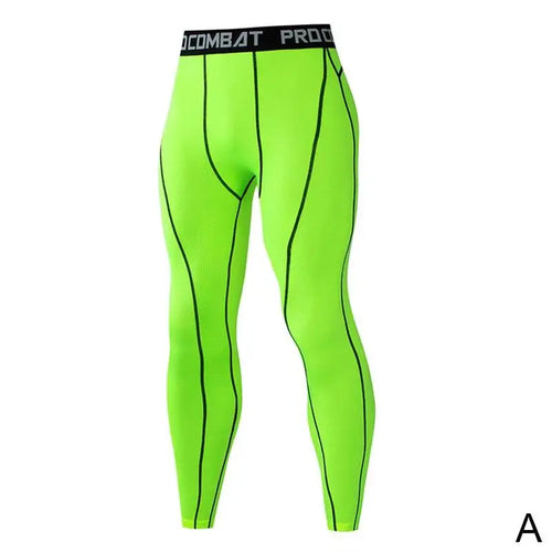 Men's Compression Leggings for Running & Workout - High-Performance Sports Tights for Men - Gym, Jogging, Training & Active Wear