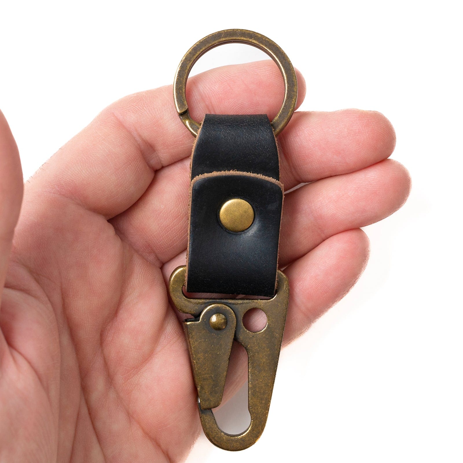 Premium Leather Keychain Clip - Durable & Stylish Key Holder for Home, Office, and Travel Accessories