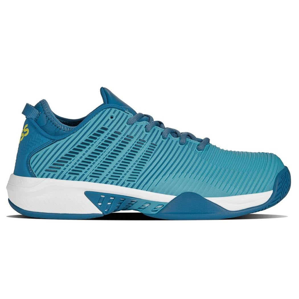 K Swiss Hypercourt Supreme Men's Tennis Shoes - Lightweight Performance Court Shoes for Men (Scuba Blue/Brilliant White) | Ideal for Tennis, Pickleball, Gym & Casual Wear