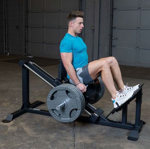 Body Solid GCLP100 Compact Leg Press & Calf Press Machine - Home Gym Strength Training Equipment for Legs and Calves - Perfect for Small Spaces and Home Workouts