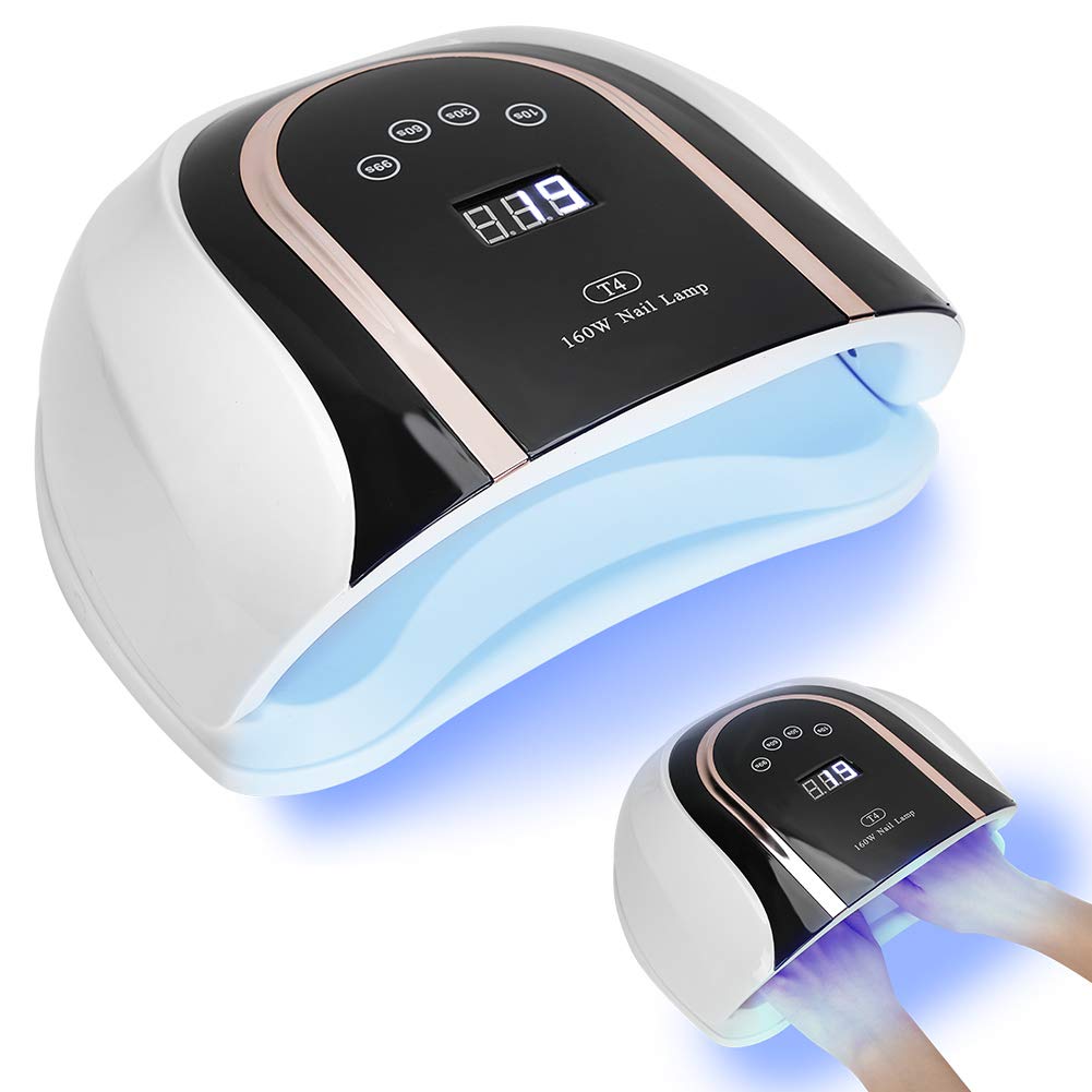 Professional UV LED Nail Dryer Lamp with Auto Sensor & LCD Display - Fast Curing for Gel Polish, Acrylic Nails - Perfect for Home Salons & DIY Manicures