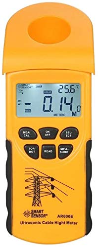 AR600E Digital Handheld Ultrasonic Cable Height Meter Tester - 3-23m Range for Accurate Height Measurement - Perfect for Construction, Surveying, and Utility Maintenance
