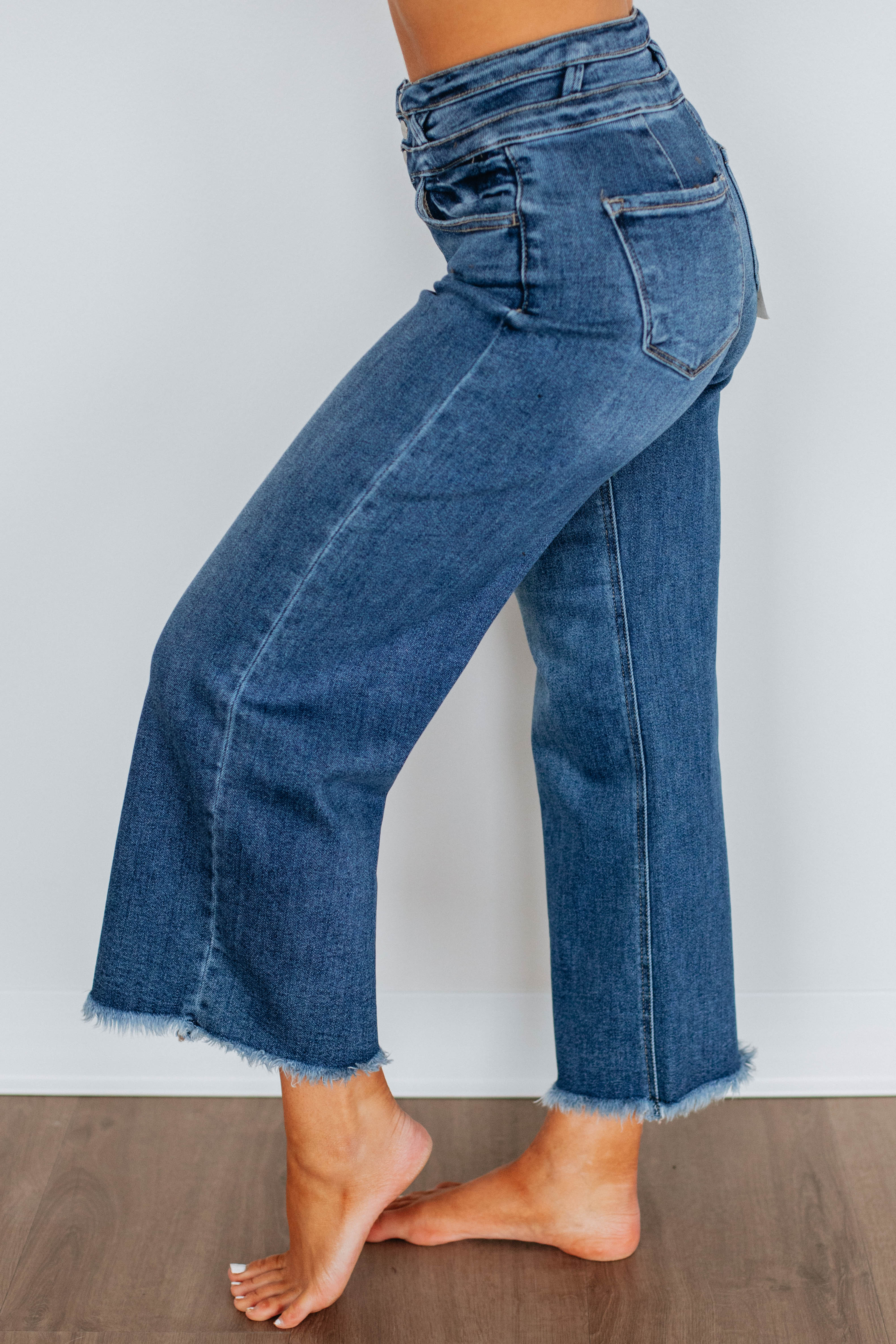 Danica Risen Jeans for Women - High Waist Stretch Denim Pants - Comfortable Slim Fit Jeans for Everyday Wear, Office & Casual Outings