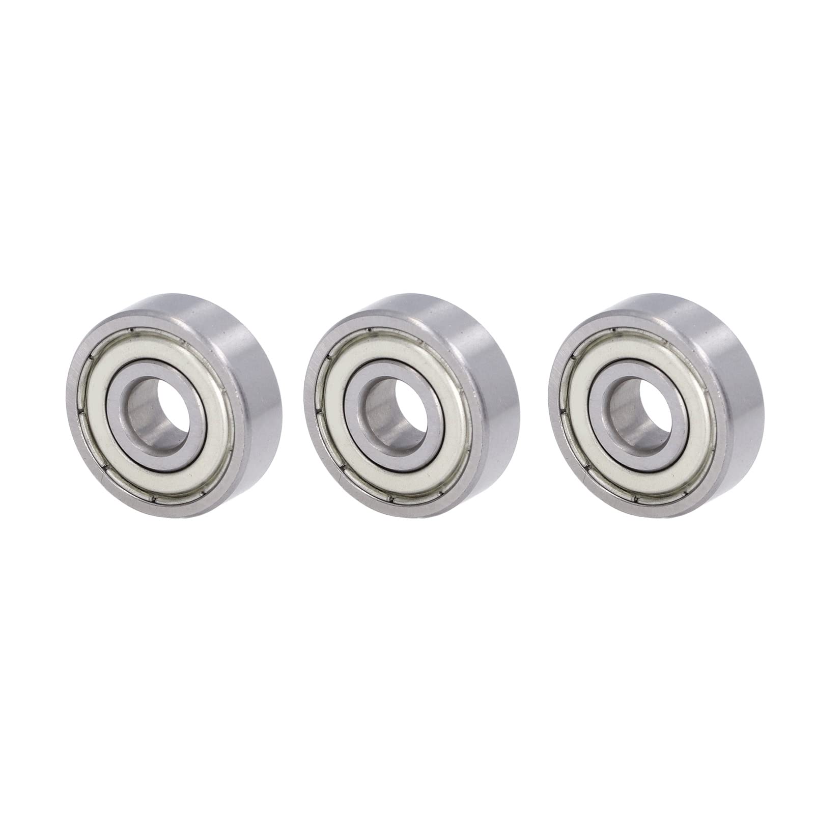 Deep Groove Ball Bearings - Standard Sizes, Iron Sealed, Lightweight & Easy to Install for Linear Motion Equipment - High Speed Performance, No Deformation (628 Iron Sheet Seal) - Perfect for CNC Machines, Conveyors & Industrial Applications