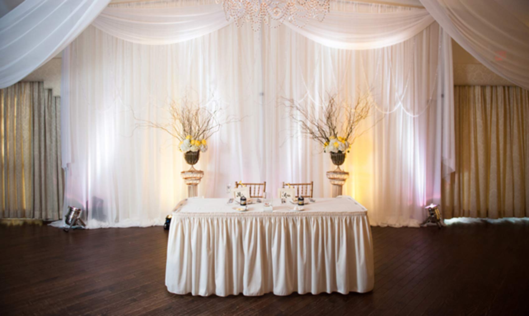 IFR Chiffon Drapes Panels for Wedding Decorations - 115