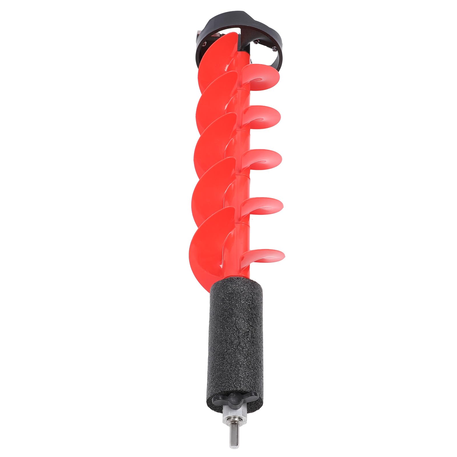 6 Inch Cordless Ice Fishing Auger with Nylon Bit, 28 Inch Length - Includes Locator Cutter & Wrench for Easy Ice Drilling - Perfect for Winter Fishing & Outdoor Adventures