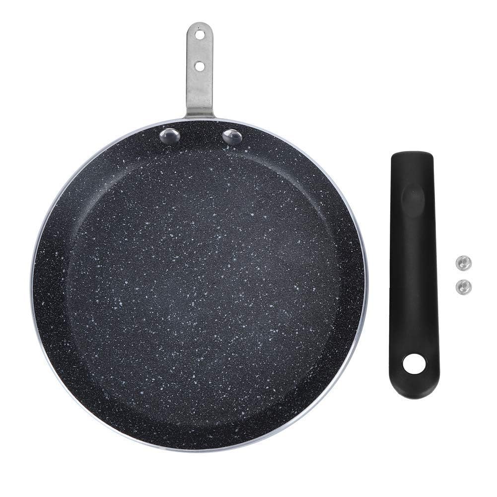 Non-Stick Frittata Pan with Ergonomic Handle - Universal Skillet for Pancakes, Crepes & Flat Omelettes - Perfect for Breakfast, Brunch & Healthy Cooking at Home