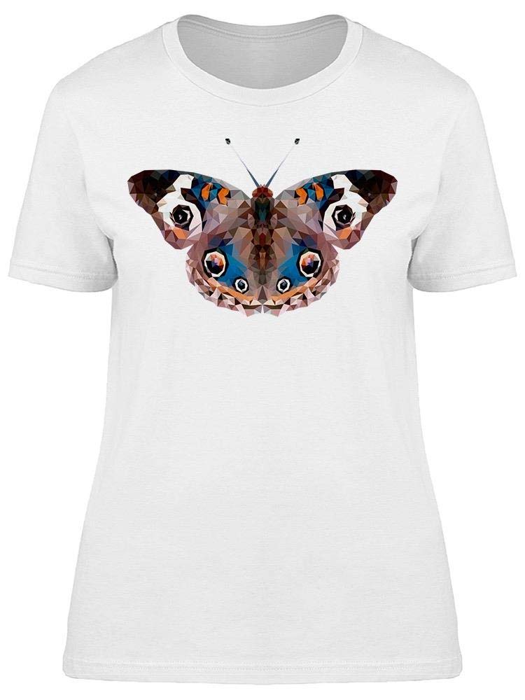 Polygonal Butterfly Print T-Shirt for Women - Trendy Geometric Style Tee - Perfect for Casual Wear, Street Fashion & Summer Outfits