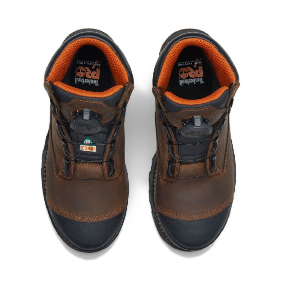 Timberland Pro Boondock BOA® Men's Waterproof Work Boots with Composite Safety Toe - TB0A66KYEM4 Brown | Ideal for Construction, Industrial & Outdoor Work