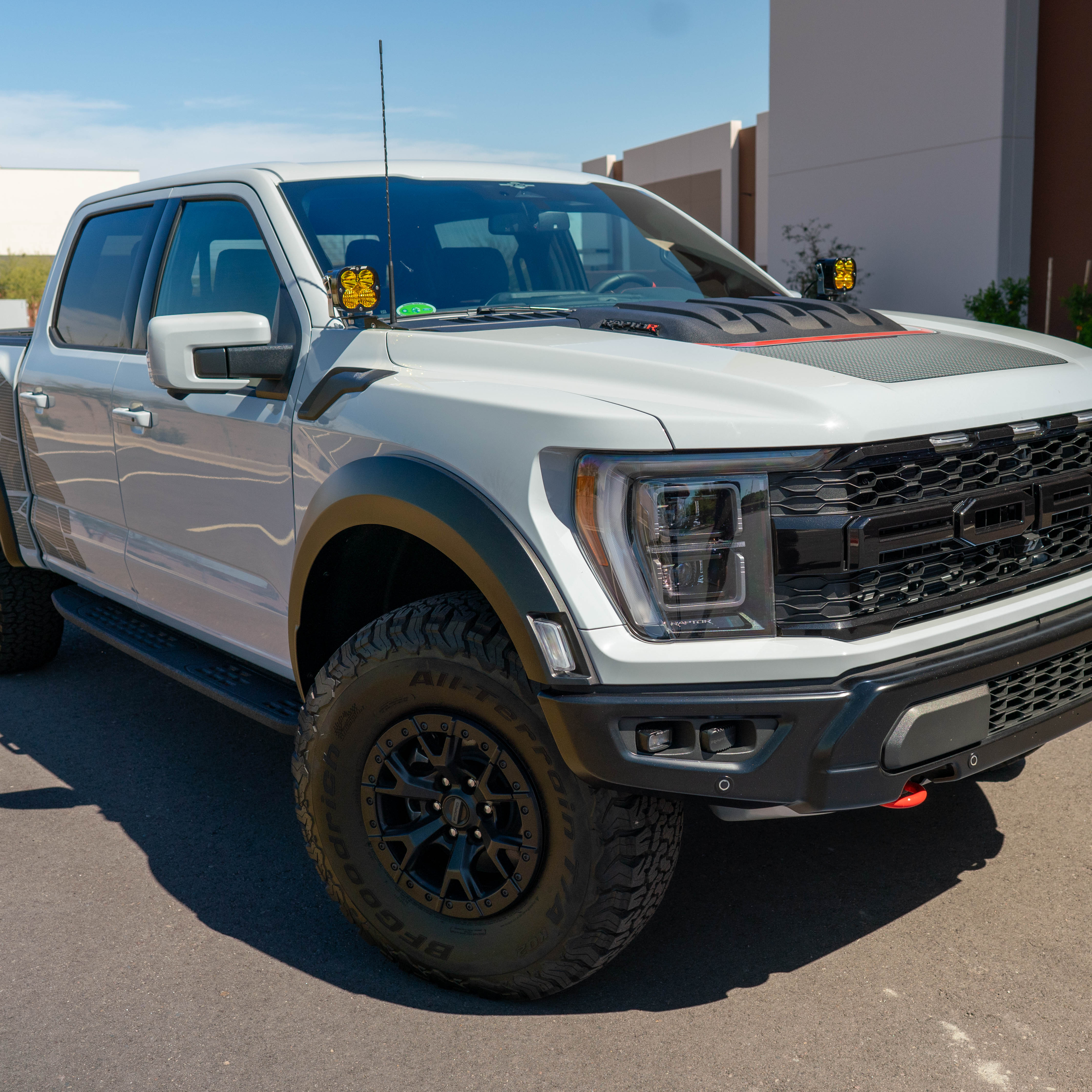 21-25 Ford Raptor SDHQ Built A-Pillar Light Mounts | Heavy Duty Off-Road LED Light Brackets for Ford F-150 Raptor | Perfect for Night Driving & Off-Road Adventures