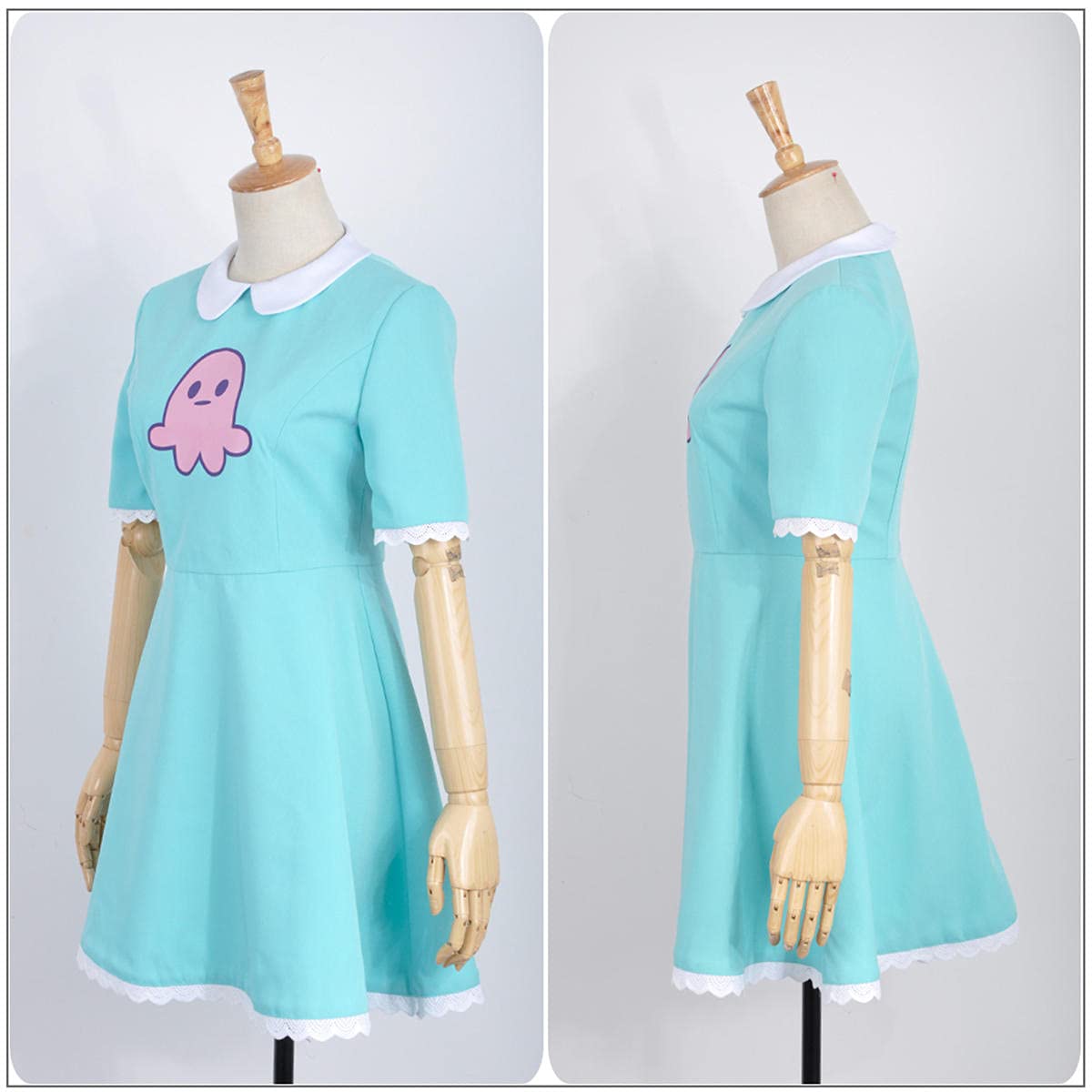 Yejue Evil Magic Princess Star Butterfly Lolita Dress for Women - Gothic Cosplay Costume with Matching Star Bag | Perfect for Halloween, Anime Conventions & Themed Parties