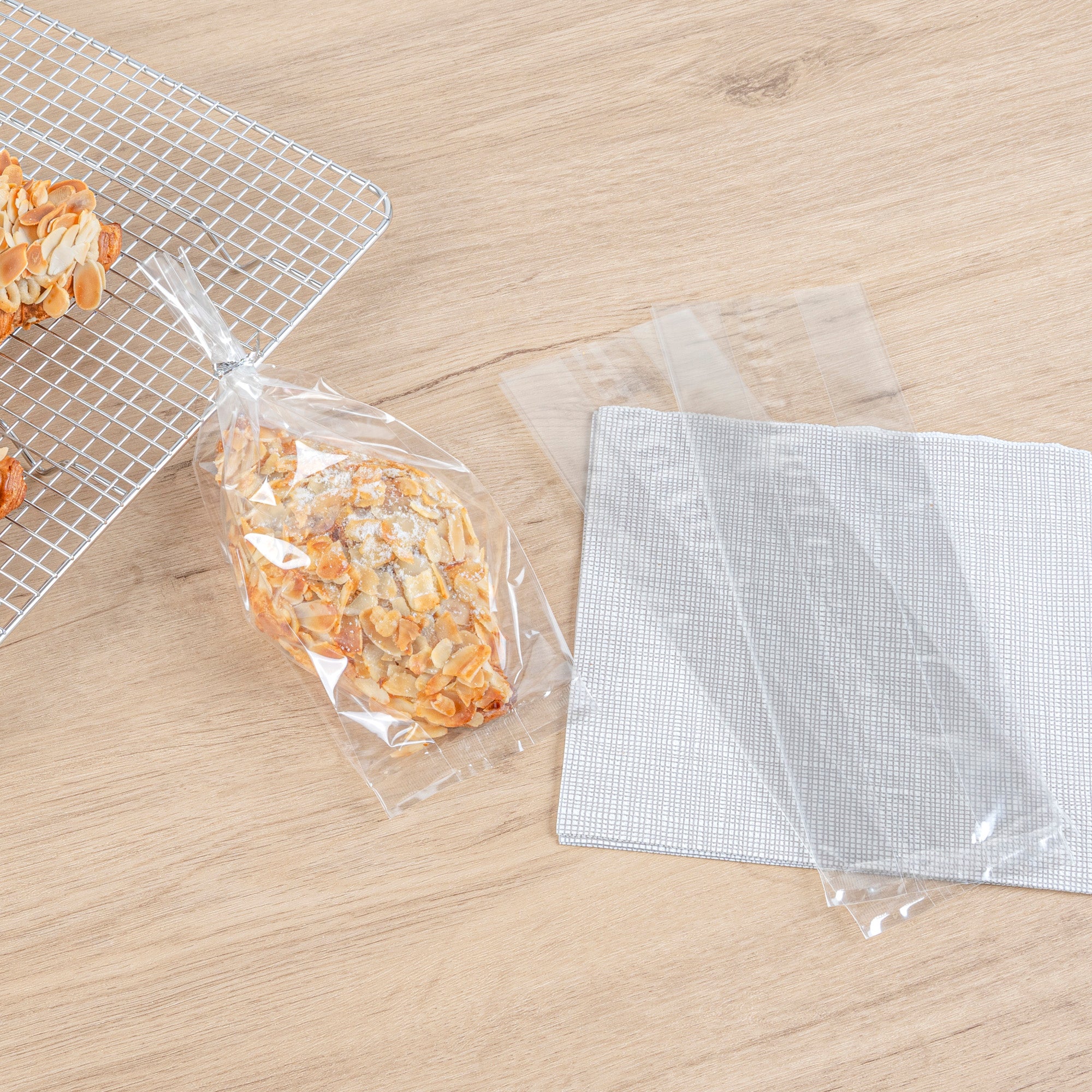 Clear Plastic Gusset Bags - High Clarity, Heat Sealable, 3.5