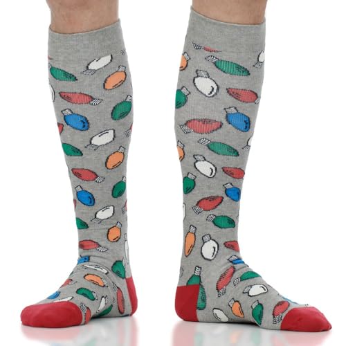 Heathered Grey & Multi Vintage Lights