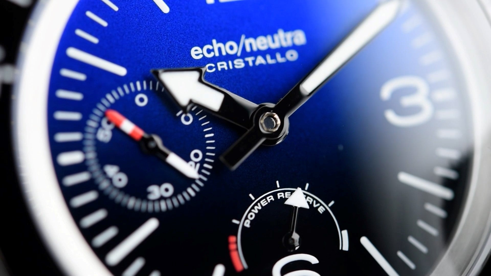 Pre-Owned Echo/Neutra Cristallo Professional Diver Blue Watch - Luxury Swiss Automatic Diving Timepiece for Men - Perfect for Water Sports, Business & Formal Occasions
