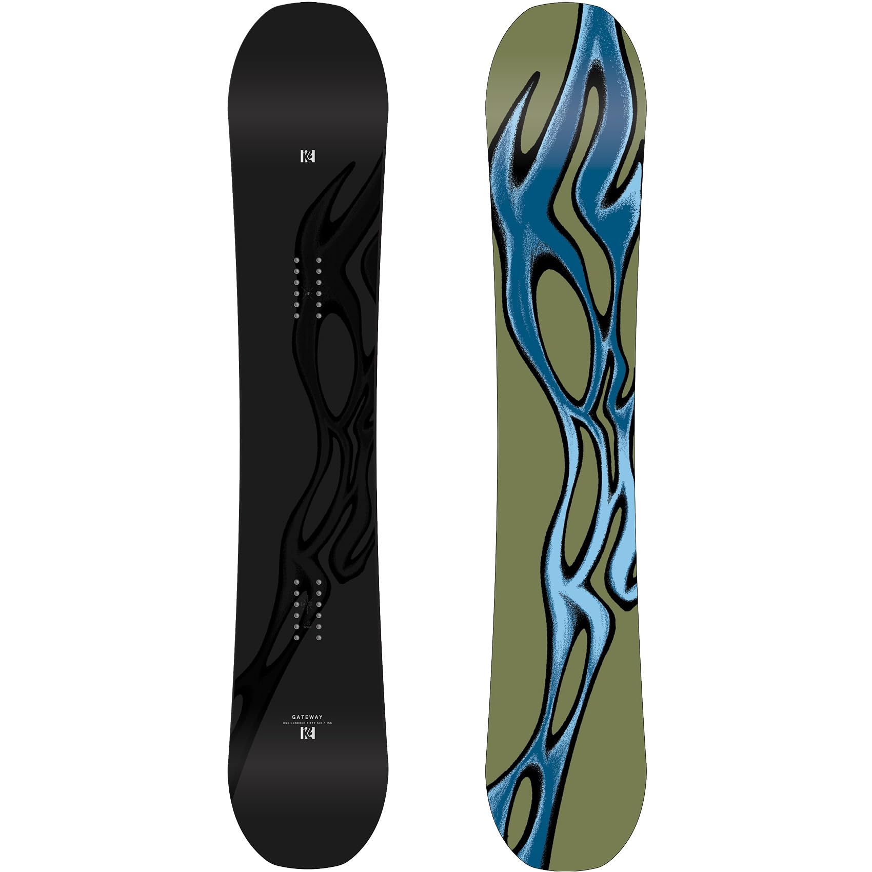 K2 Gateway Men's Snowboard - All-Mountain Freestyle Snowboard for Men | Perfect for Powder, Park & Backcountry Riding