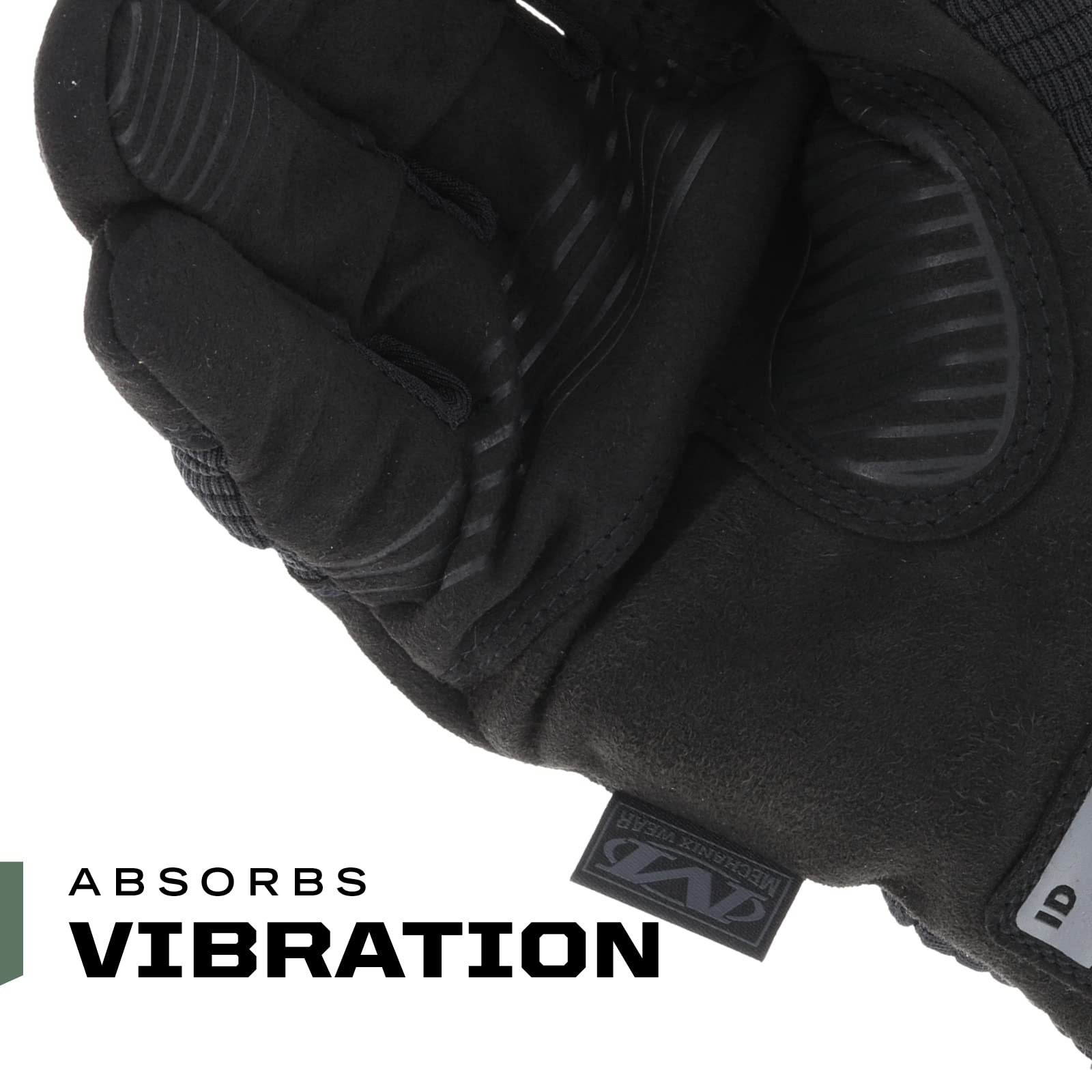Mechanix Wear M-Pact 3 Tactical Work Gloves - Touchscreen Compatible, Synthetic Leather with Finger Reinforcement & Impact Protection - Durable Men's Work Gloves (Black, Small) - Perfect for Construction, Automotive Repair, Tactical Training & Outdoor Activities