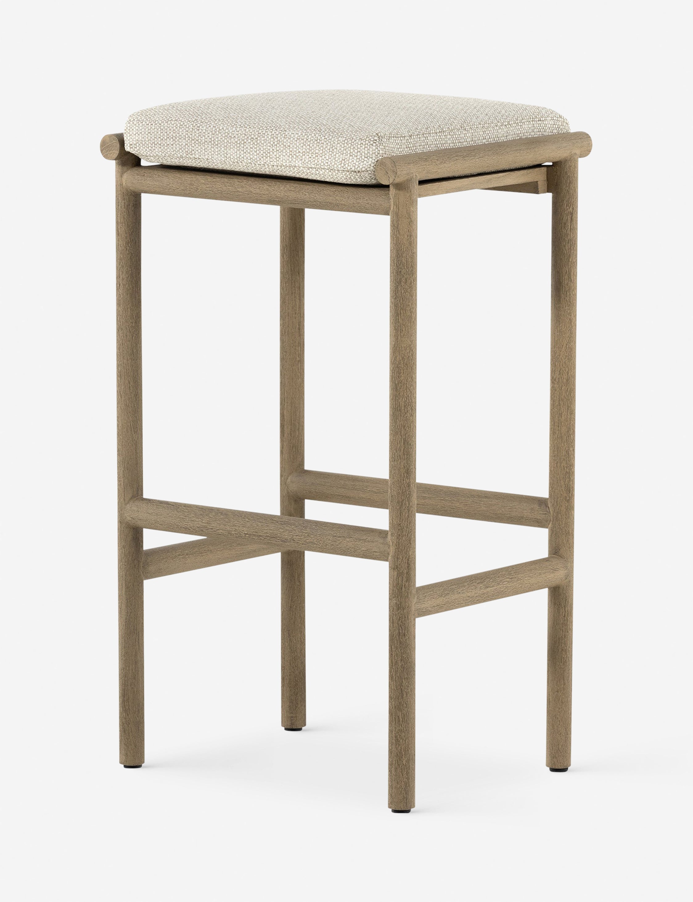Avan Indoor Outdoor Counter Stool - Adjustable Height Bar Stool for Kitchen Island, Patio, Dining & Commercial Use - Durable & Comfortable Seating for Home & Restaurant