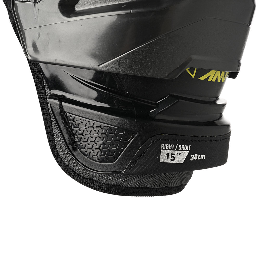 Bauer Supreme Mach Intermediate Ice Hockey Shin Guards - Youth & Adult Protective Gear for Hockey Players - Perfect for Training, Games & Competitive Play