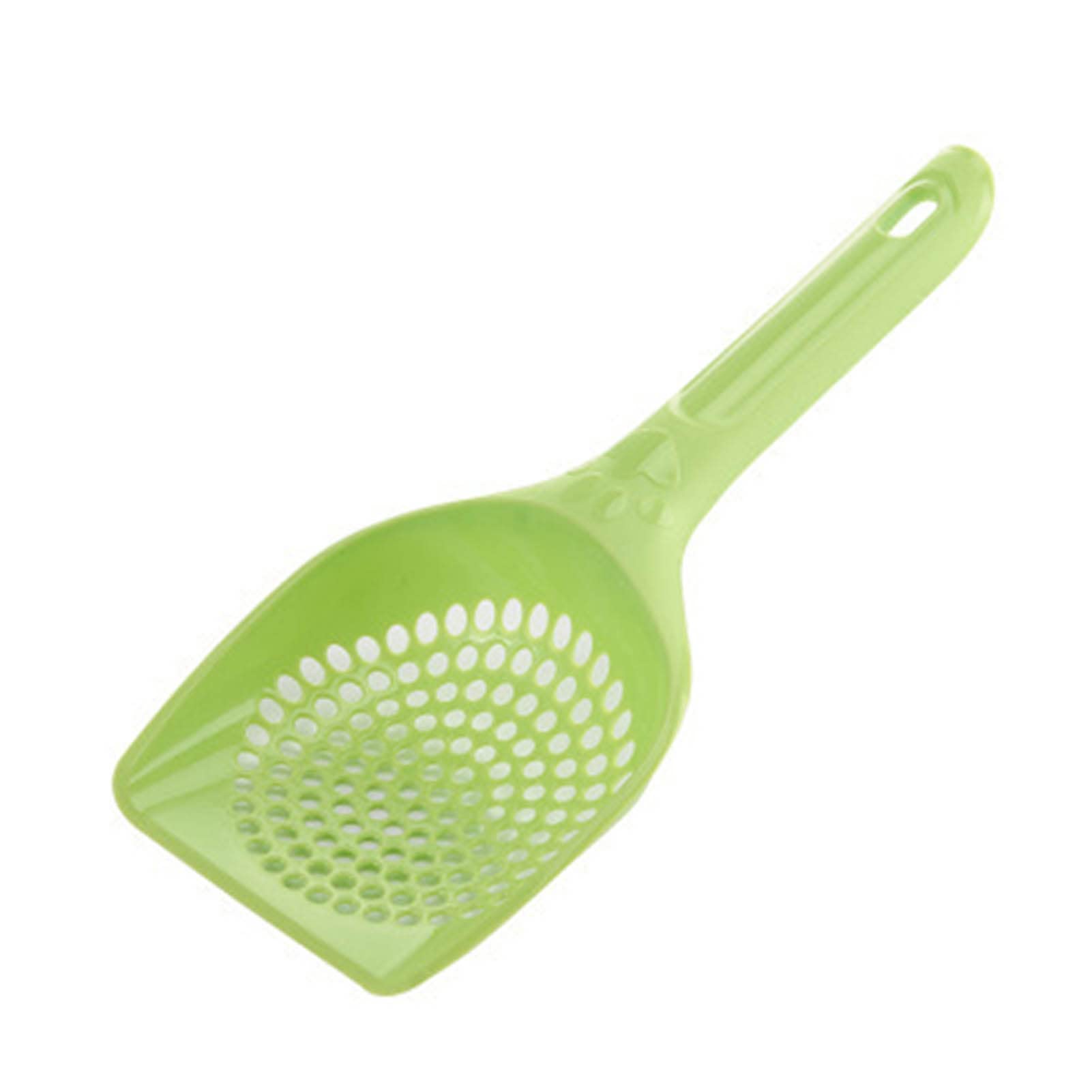 Premium Cat Litter Scoop - Large Hole Sifting Shovel for Easy Waste Removal | Durable & Lightweight Litter Box Cleaner for Cats & Dogs | Perfect for Daily Litter Box Maintenance & Odor Control (Green)
