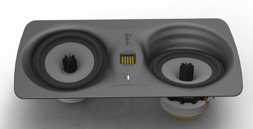 GoldenEar Invisa MPX Multipolar In-Wall/In-Ceiling Speaker - High-Performance Home Audio System for Living Room, Home Theater & Office Spaces (Each)