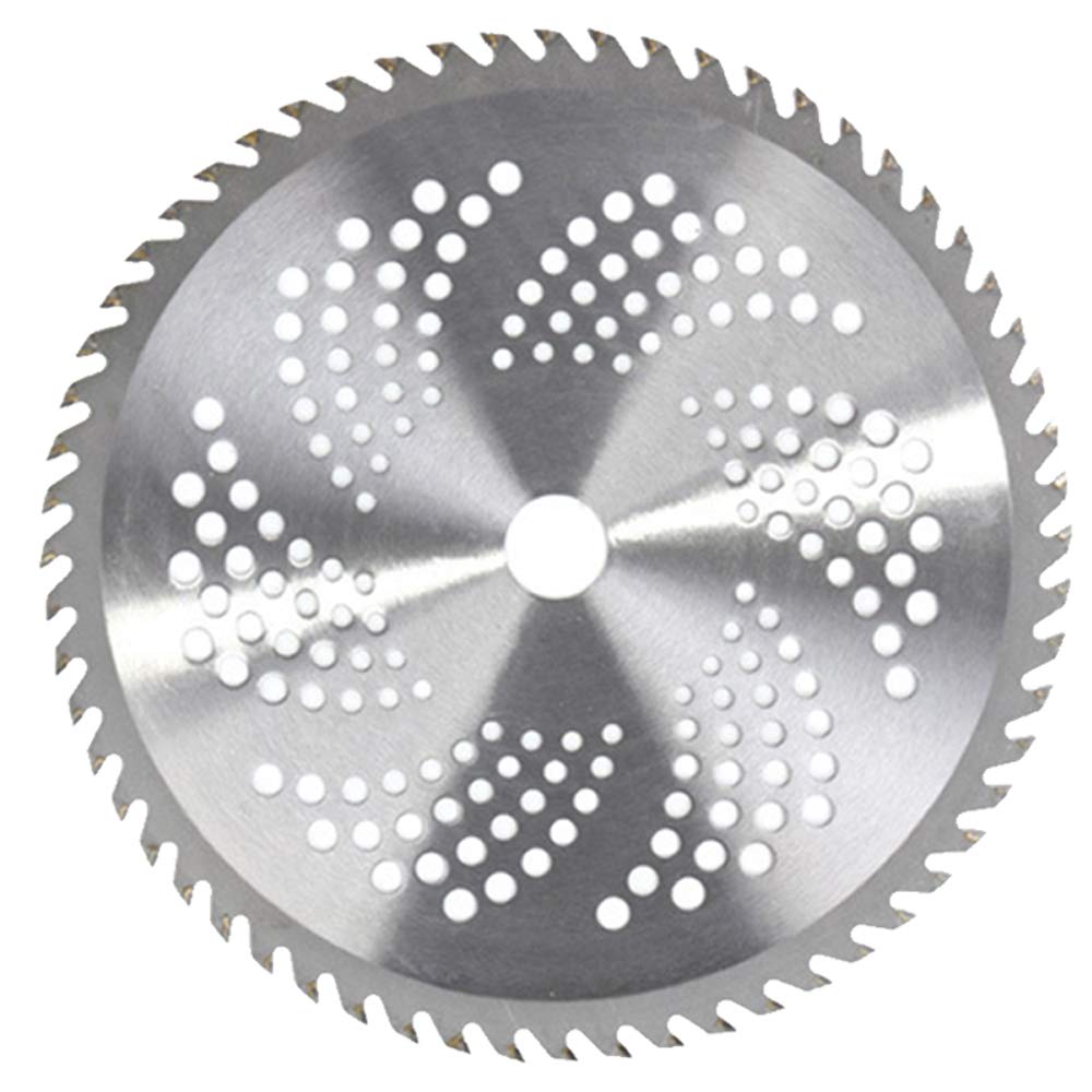 60-Tooth Manganese Steel Lawn Mower Blade - Heavy Duty Replacement Circular Cutter for Grass, Brush & Trees | Compatible with Most Riding & Push Mowers | Perfect for Yard Maintenance, Landscaping & Professional Use