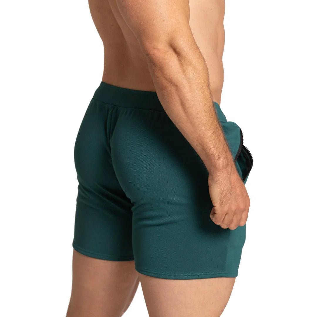 Gigo Training 5 Short Green - High-Quality Fitness Equipment for Home & Gym Workouts - Perfect for Strength Training, CrossFit, and Functional Exercises