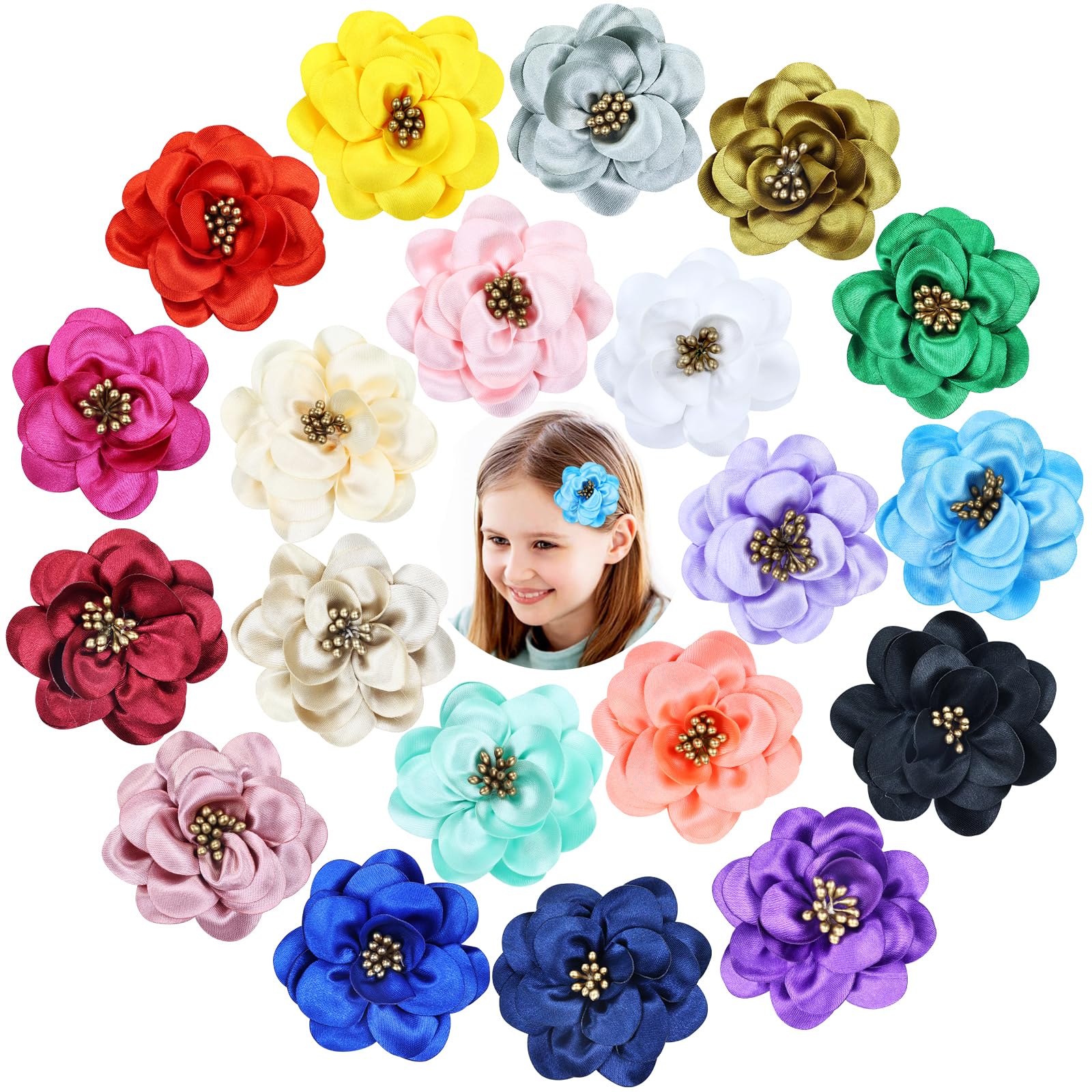 20 Pack Solid Color 6cm/2.4