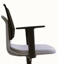 Safco 7827BL Commute Petite Drafting Chair - Adjustable Height Ergonomic Office Chair for Small Spaces, Home & Studio Workspaces