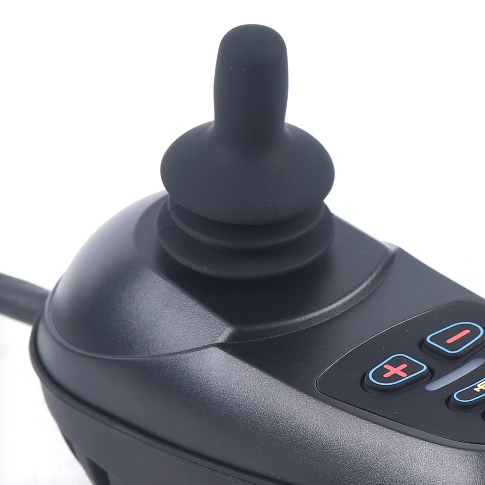 Omnidirectional LED Command Joystick - 4-Key Hall Effect Rocker Controller for Electric Wheelchairs | Power Wheelchair Accessories | Perfect for Mobility Assistance & Daily Navigation