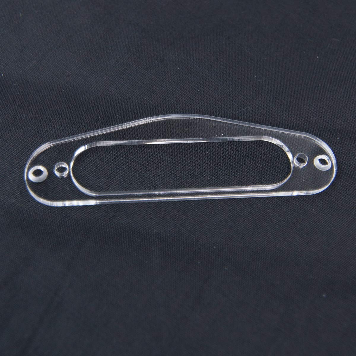Clear Transparent Single-Coil Guitar Pickup Mounting Ring Plate for Electric Guitars | DIY Guitar Repair & Custom Pickup Installation | Perfect for Stage Performances & Home Studio Recording