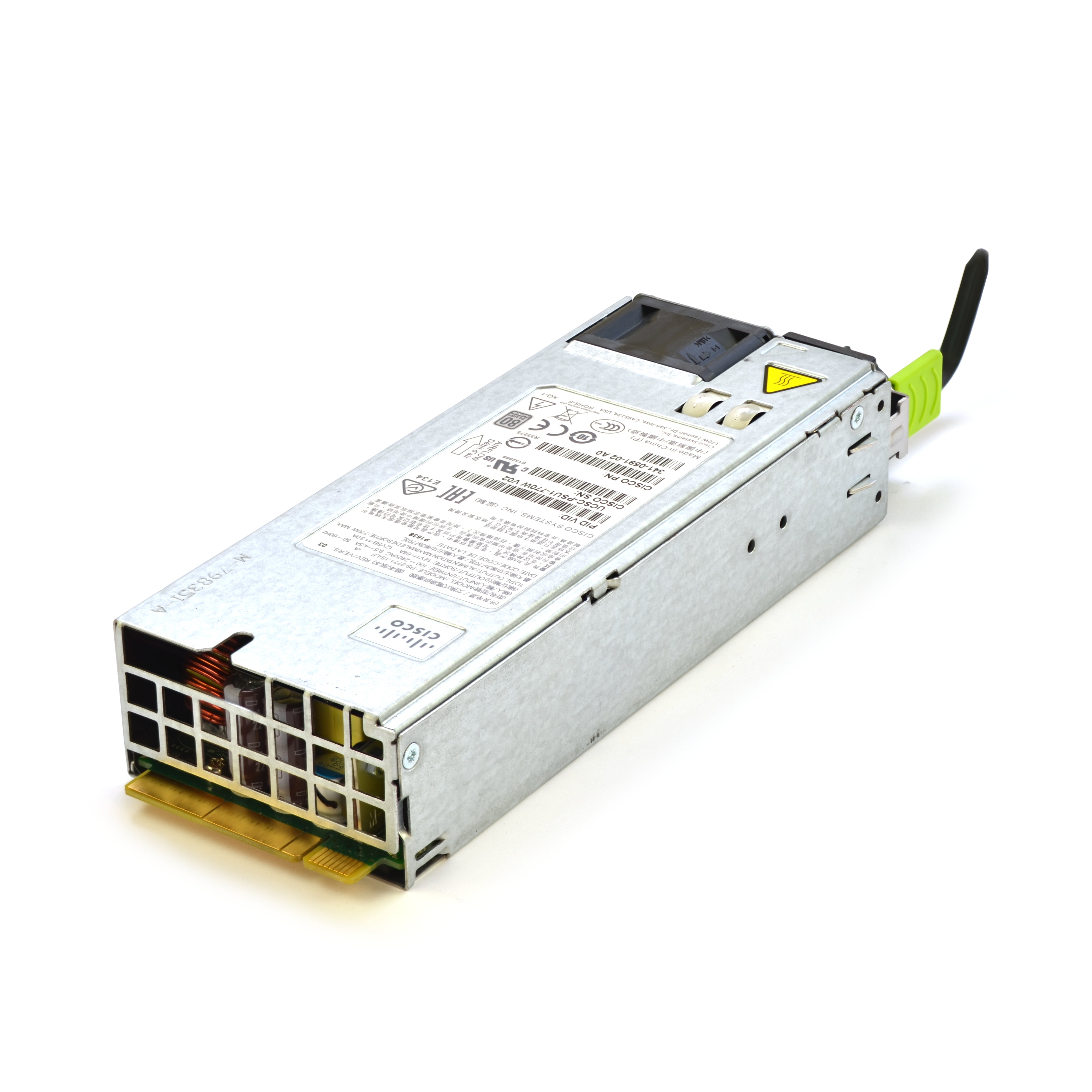 Cisco UCS 770W Power Supply (100-240V AC Input) - Model 341-0591-04 | High-Performance Server PSU for Data Centers & Enterprise Networks